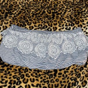 Strapless crop top
